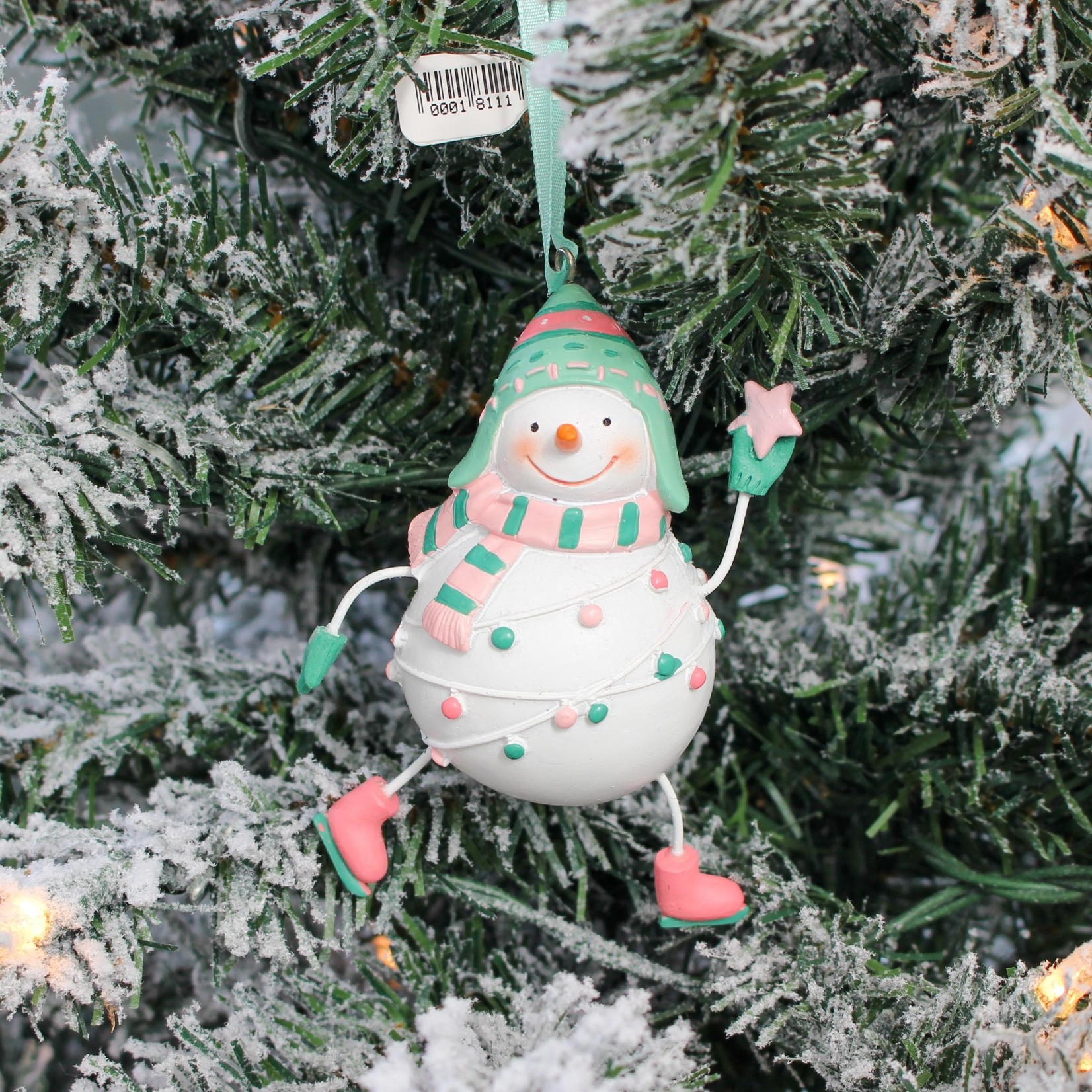 Ornament, Playful Snowman