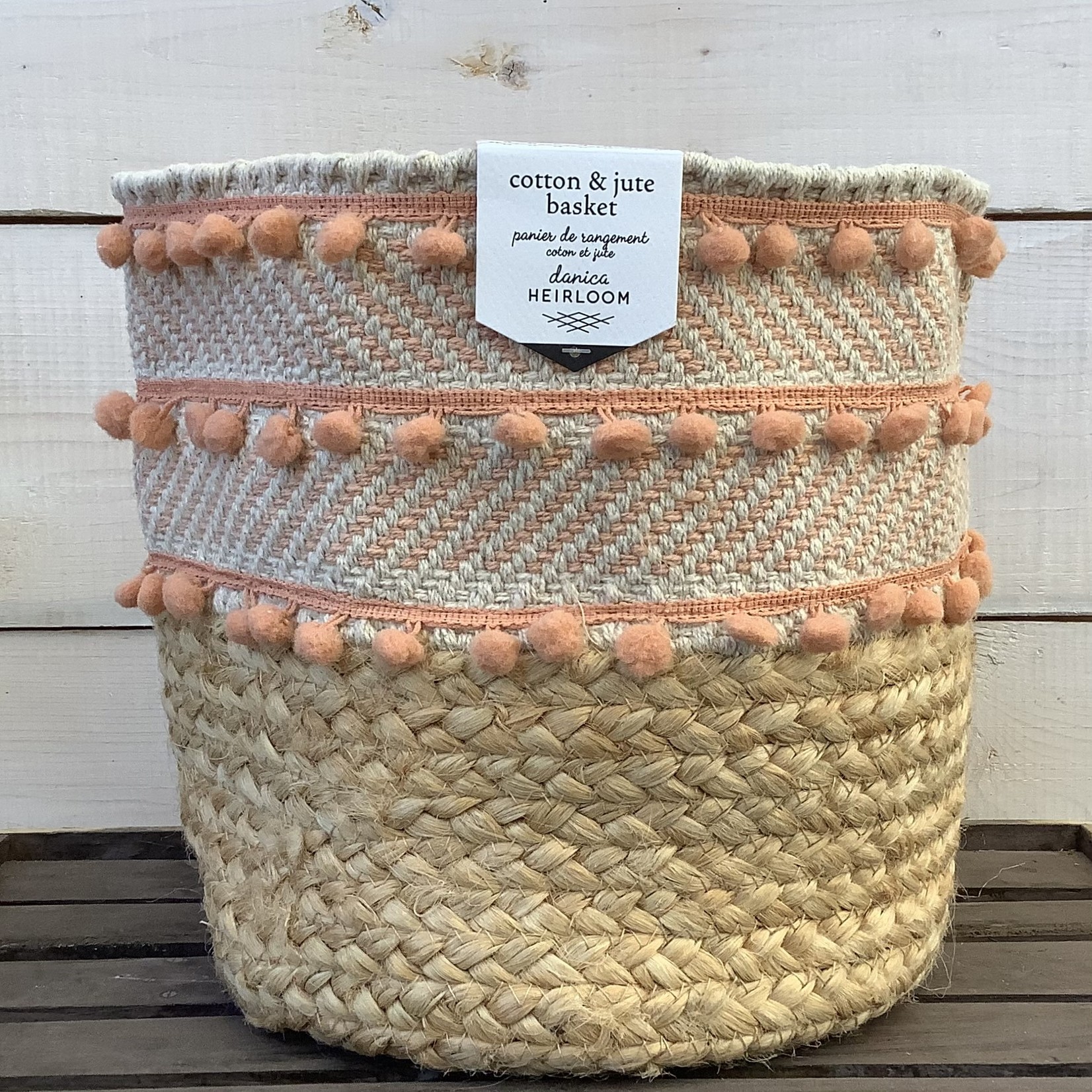 Basket, Jute/Cotton