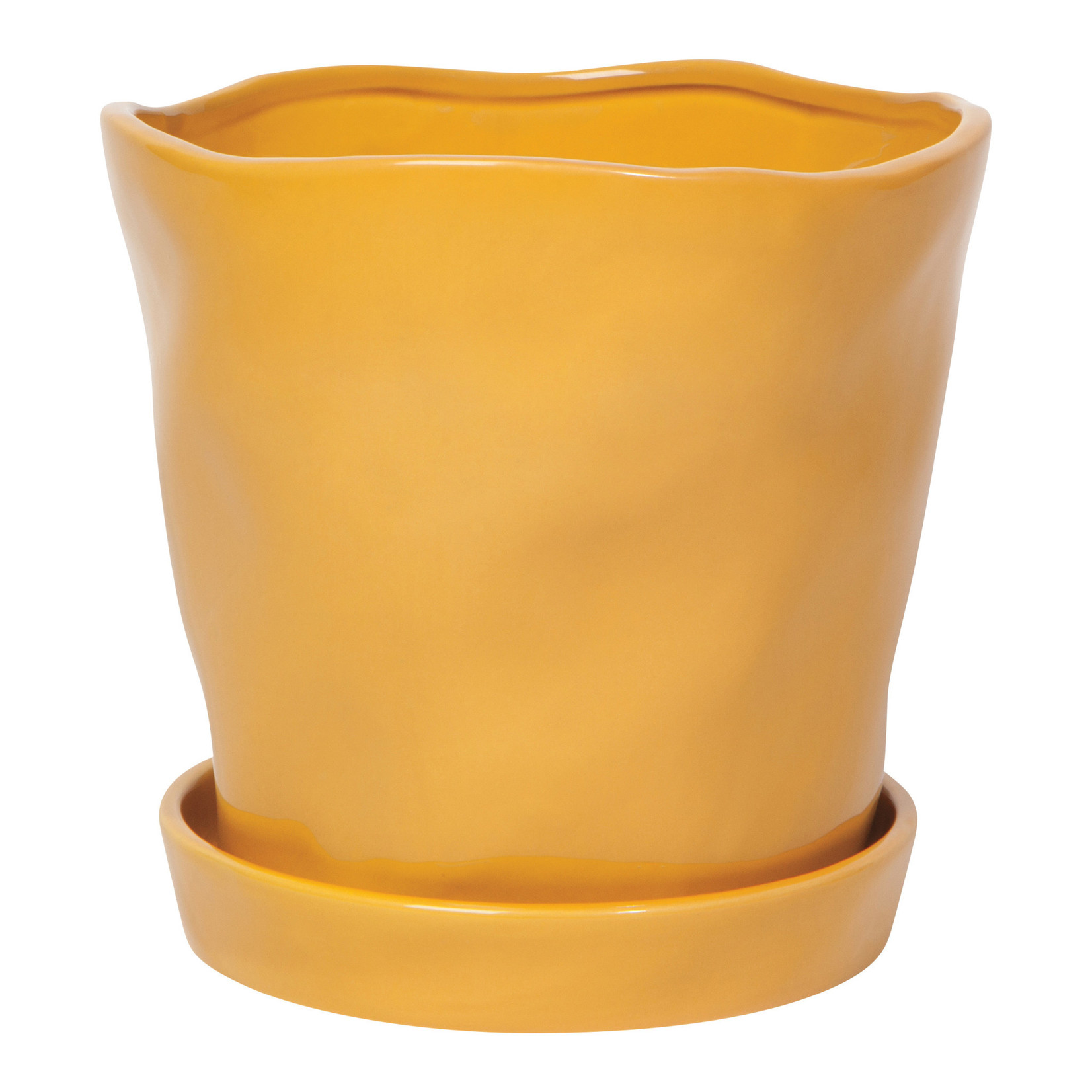 Plant Pot, Chroma Ochre