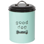 Tin Dog Biscuits Container, Good Dog
