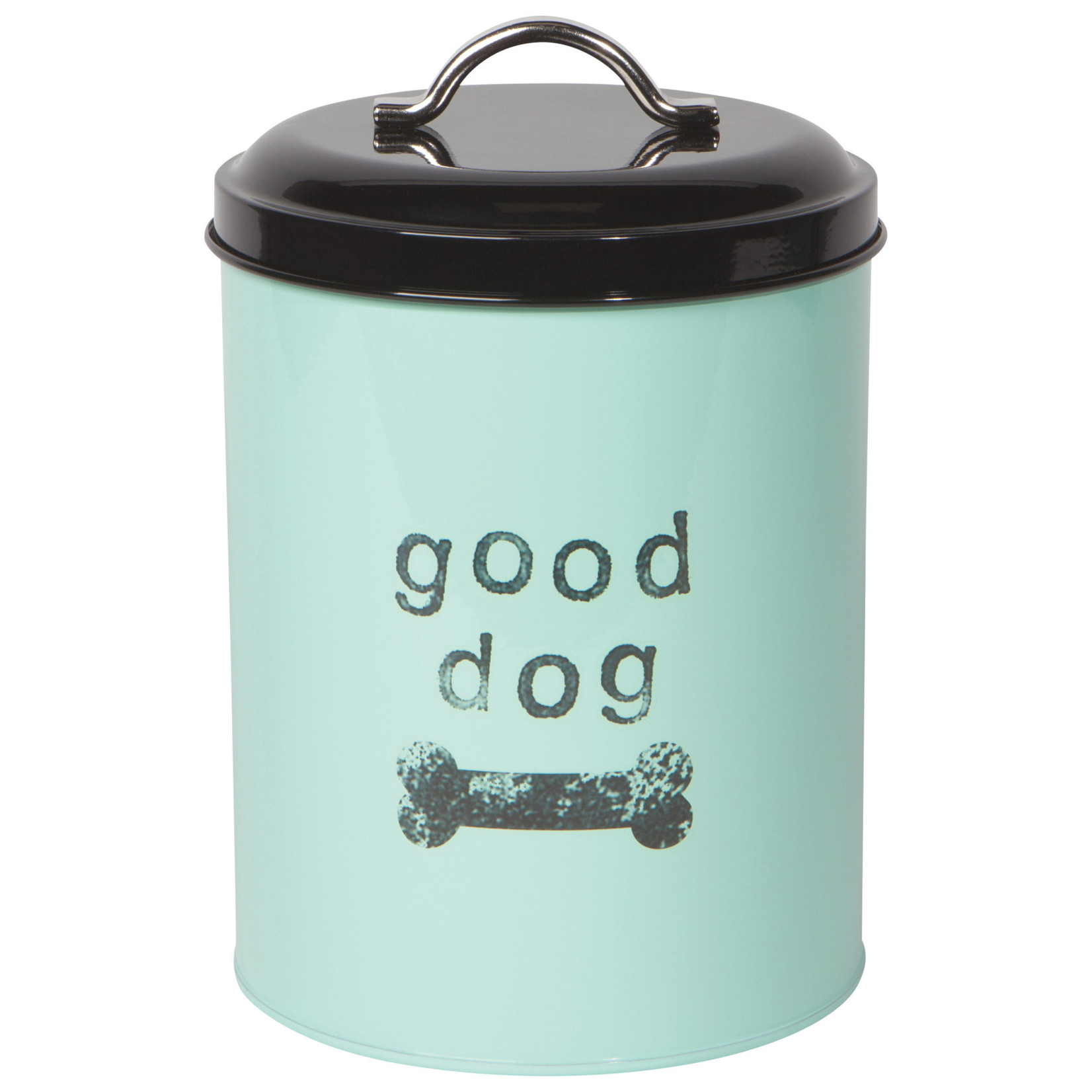 Tin Dog Biscuits Container, Good Dog