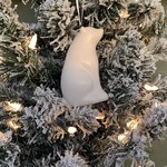 Modern Polar Bear Ornament- 3"H