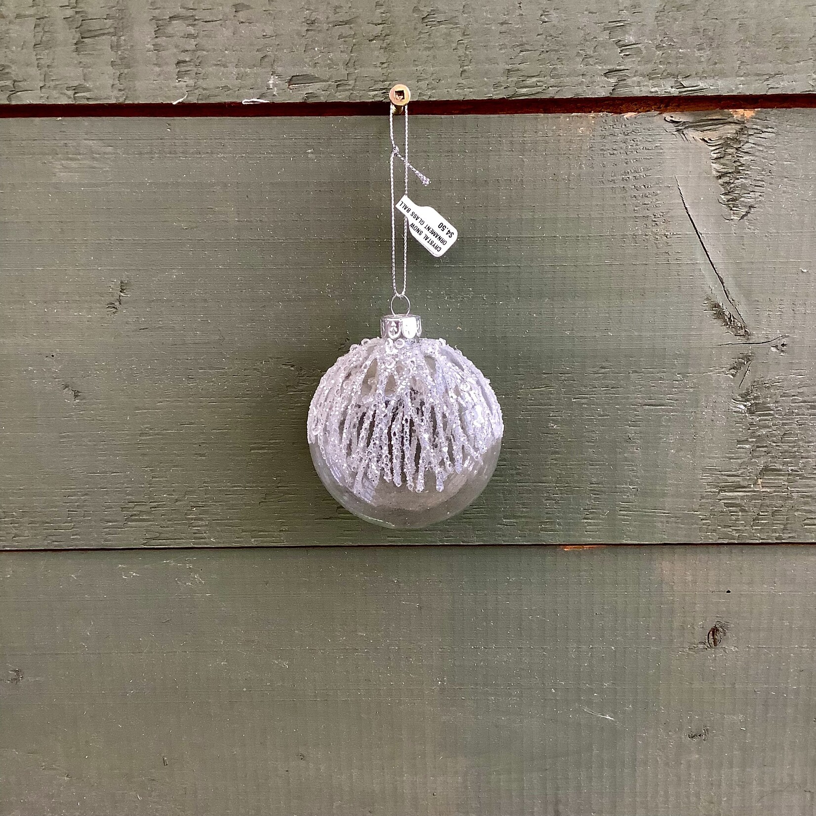 Ornament, Crystal Snow