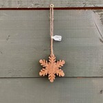 Ornament, Wooden Snowflakes