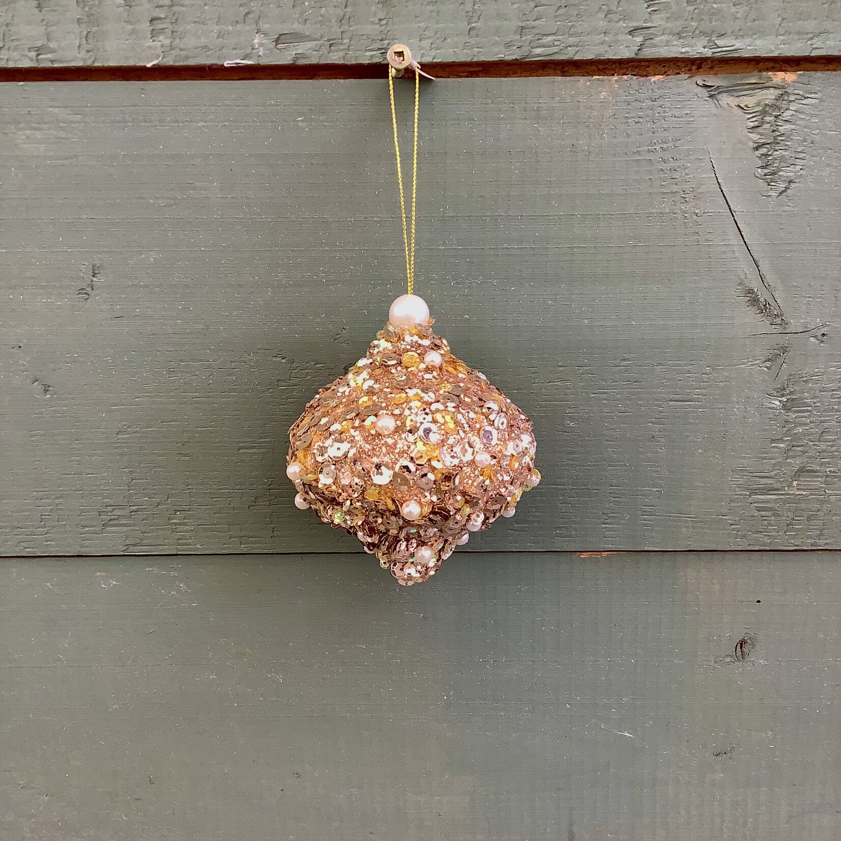 Ornament, Gold & Pearls