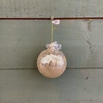 Ornament, Glass Silver And Gold