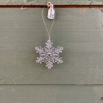 Ornament, Mini Clear Snowflake