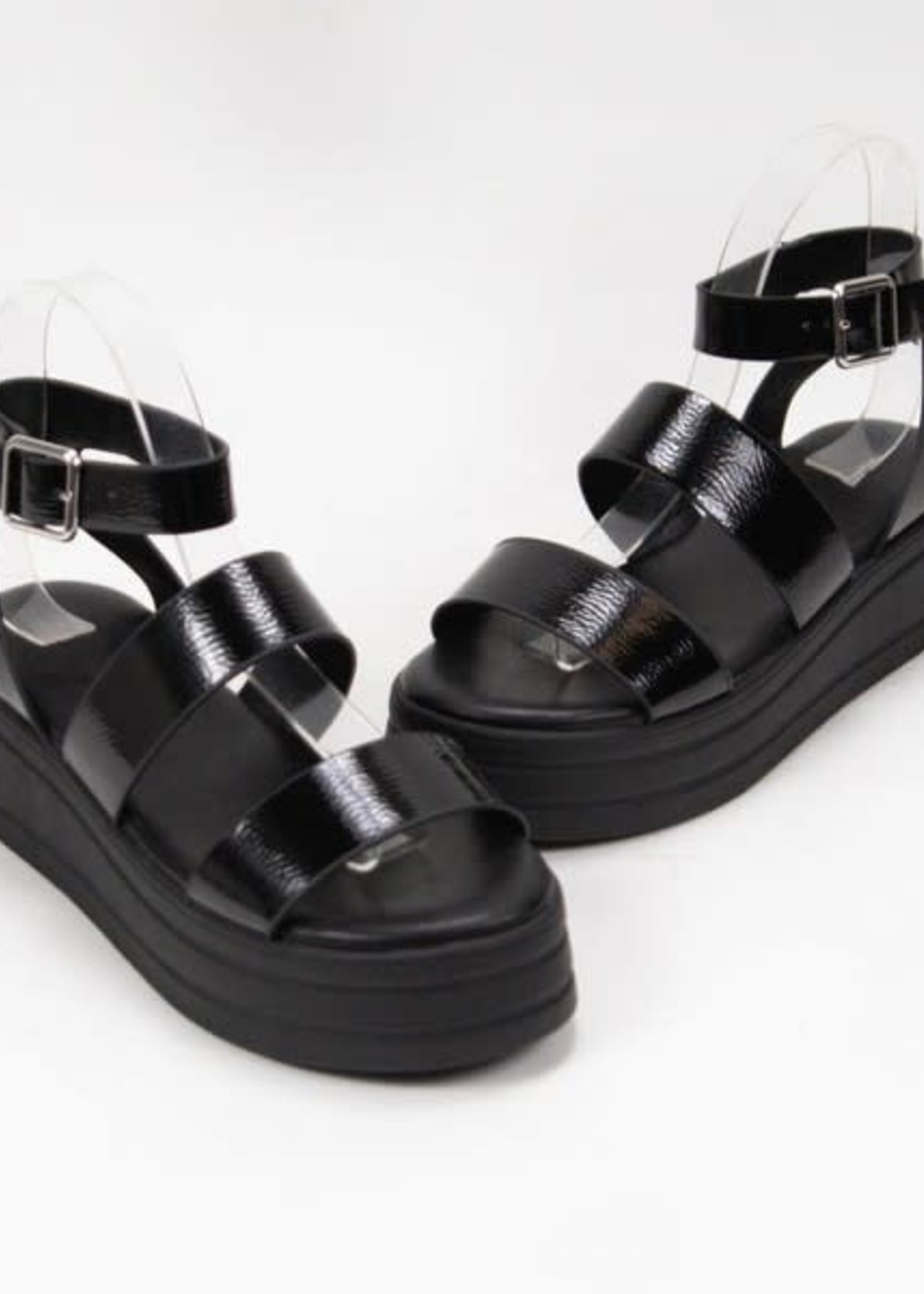 Black Kona Platform Sandals