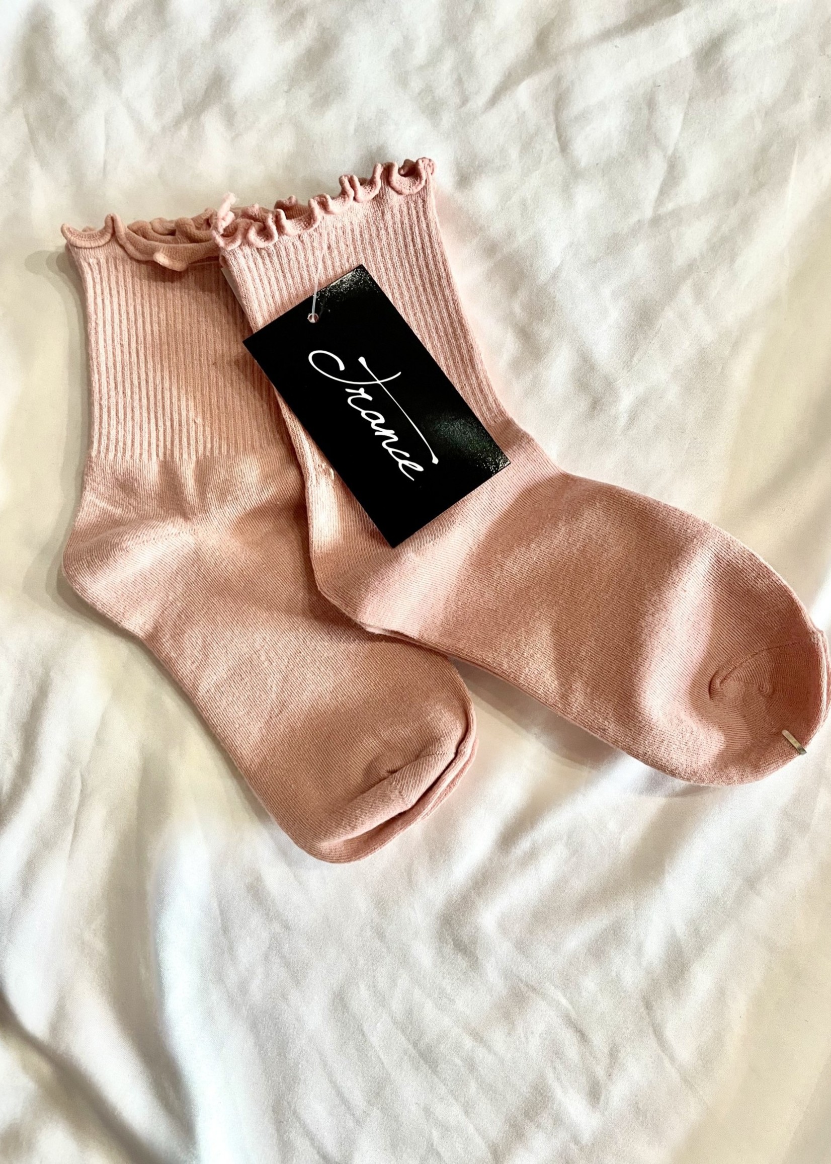Light Pink Frill Socks