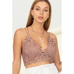 Hyfve Lean On Me Lace Cropped Cami Top