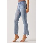 Risen High-Rise Flare Jeans