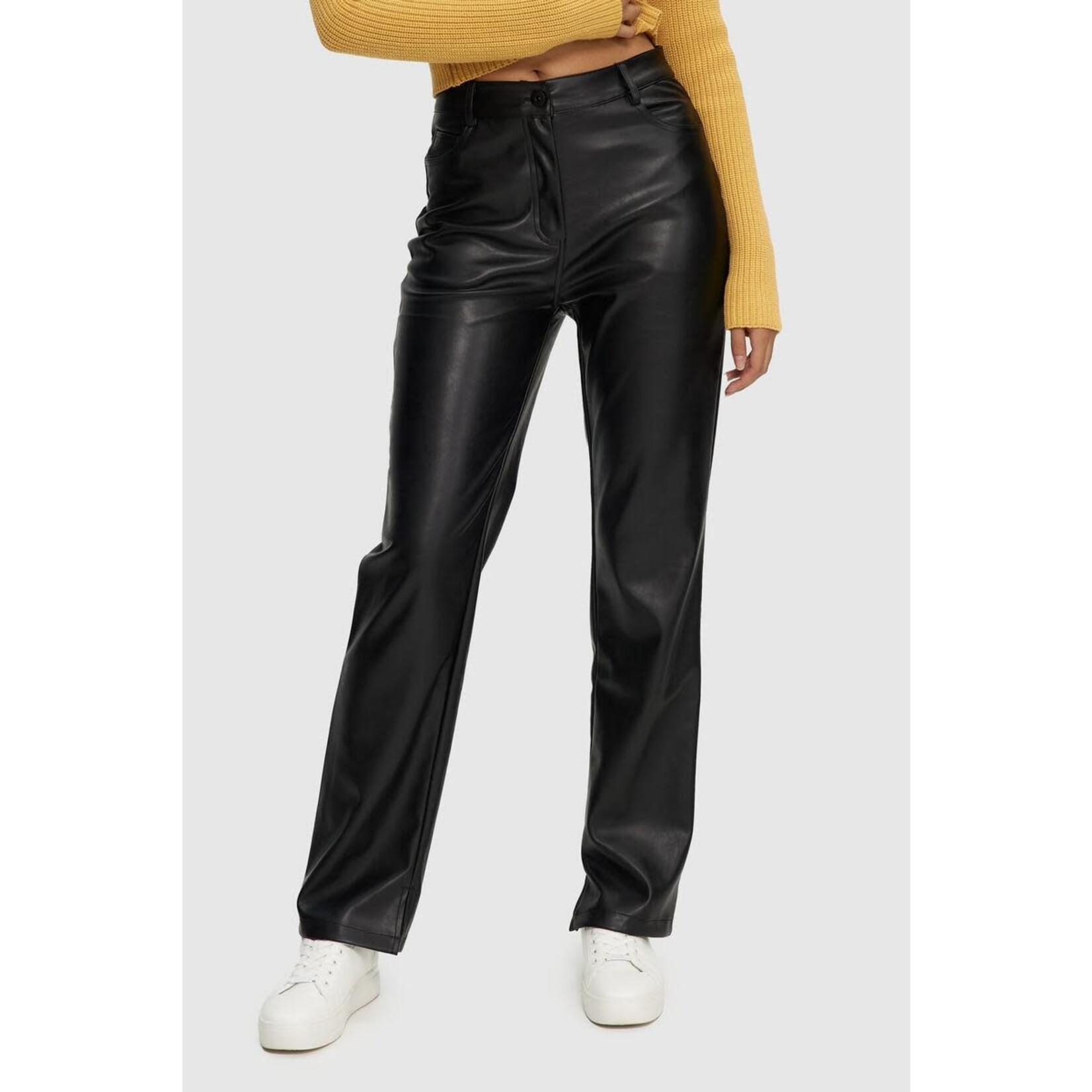 Kuwalla Tee Pleather Straight Fit Pants