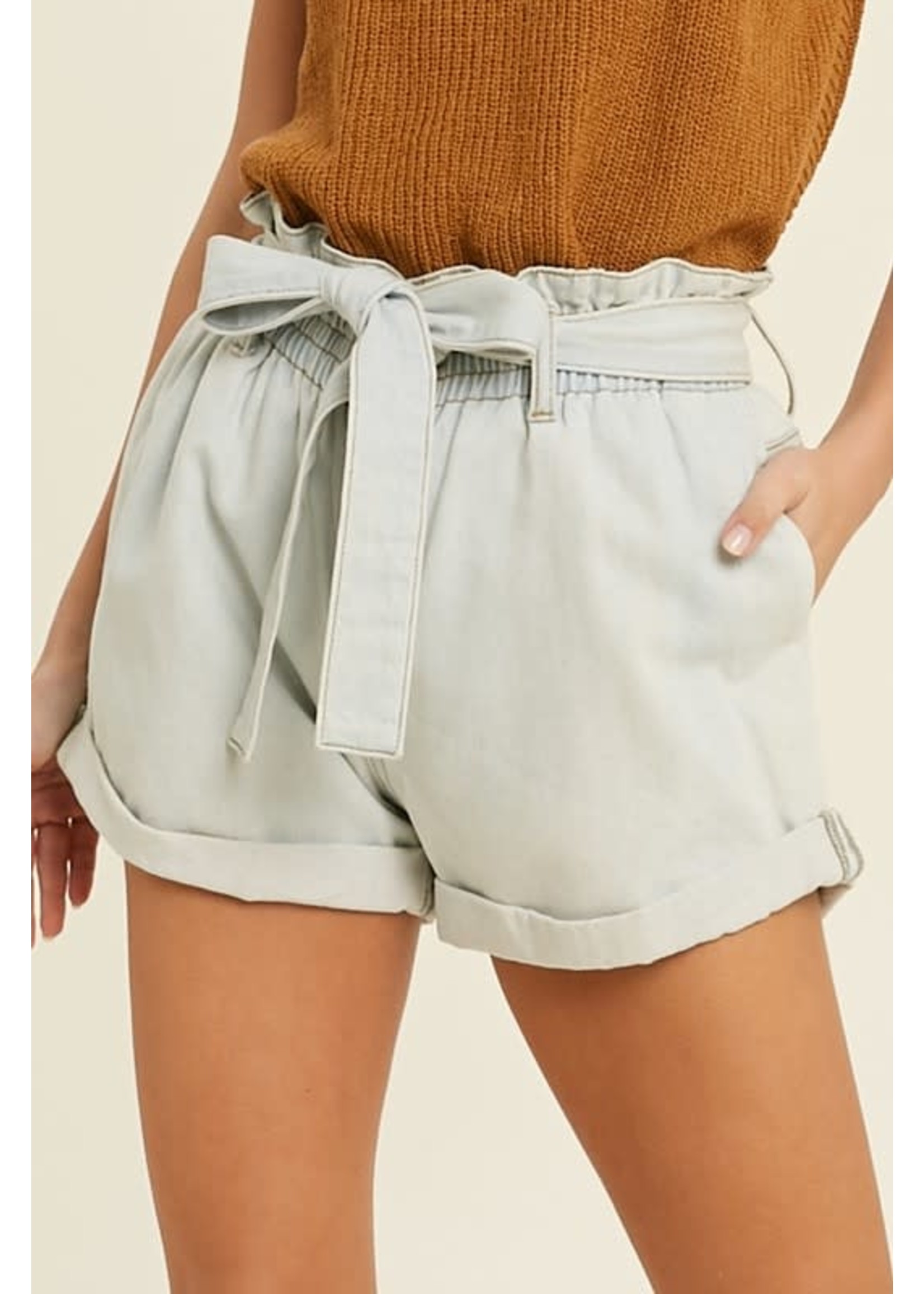 Wishlist Belted Denim Shorts