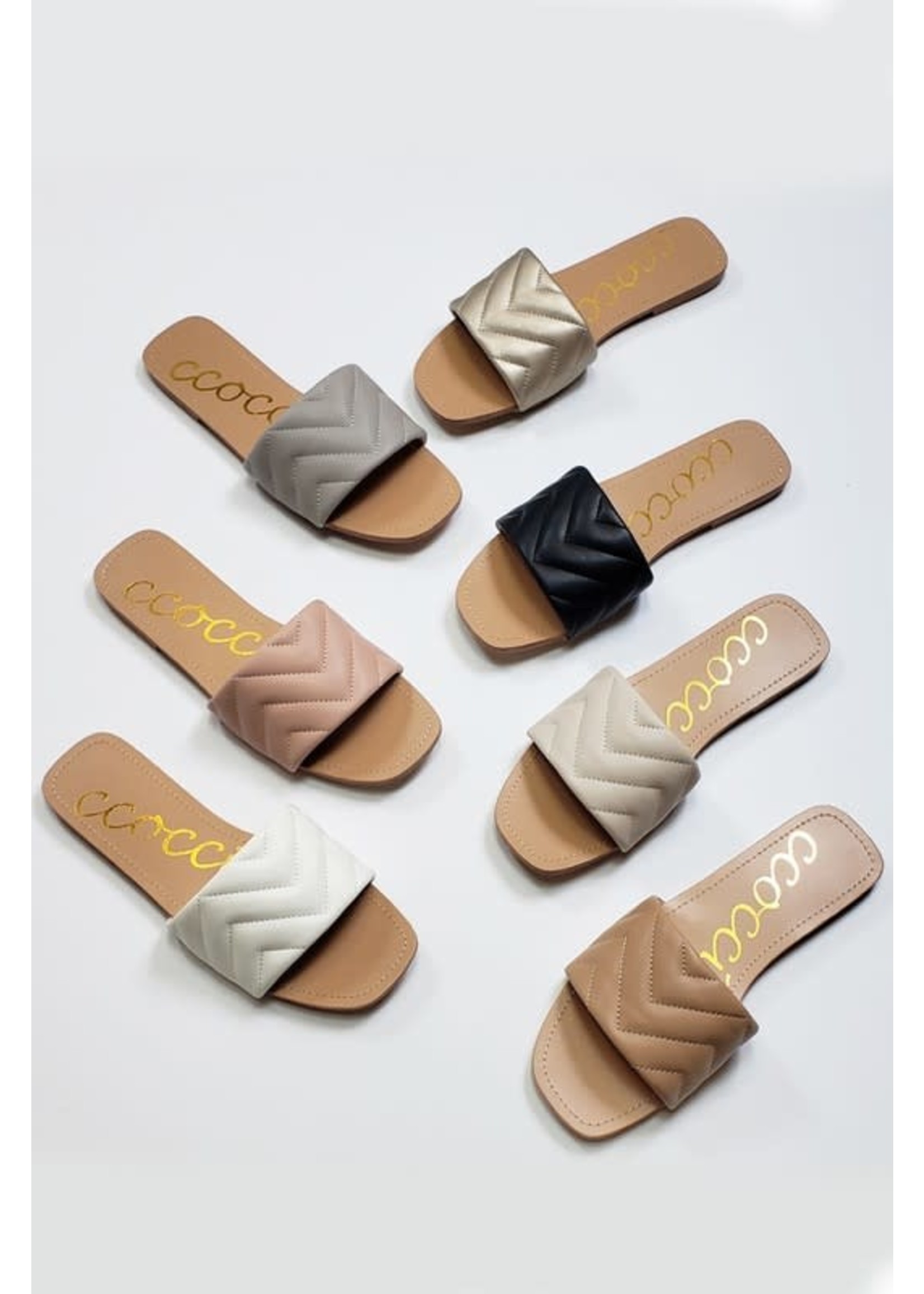 Courtney Slide - Beige