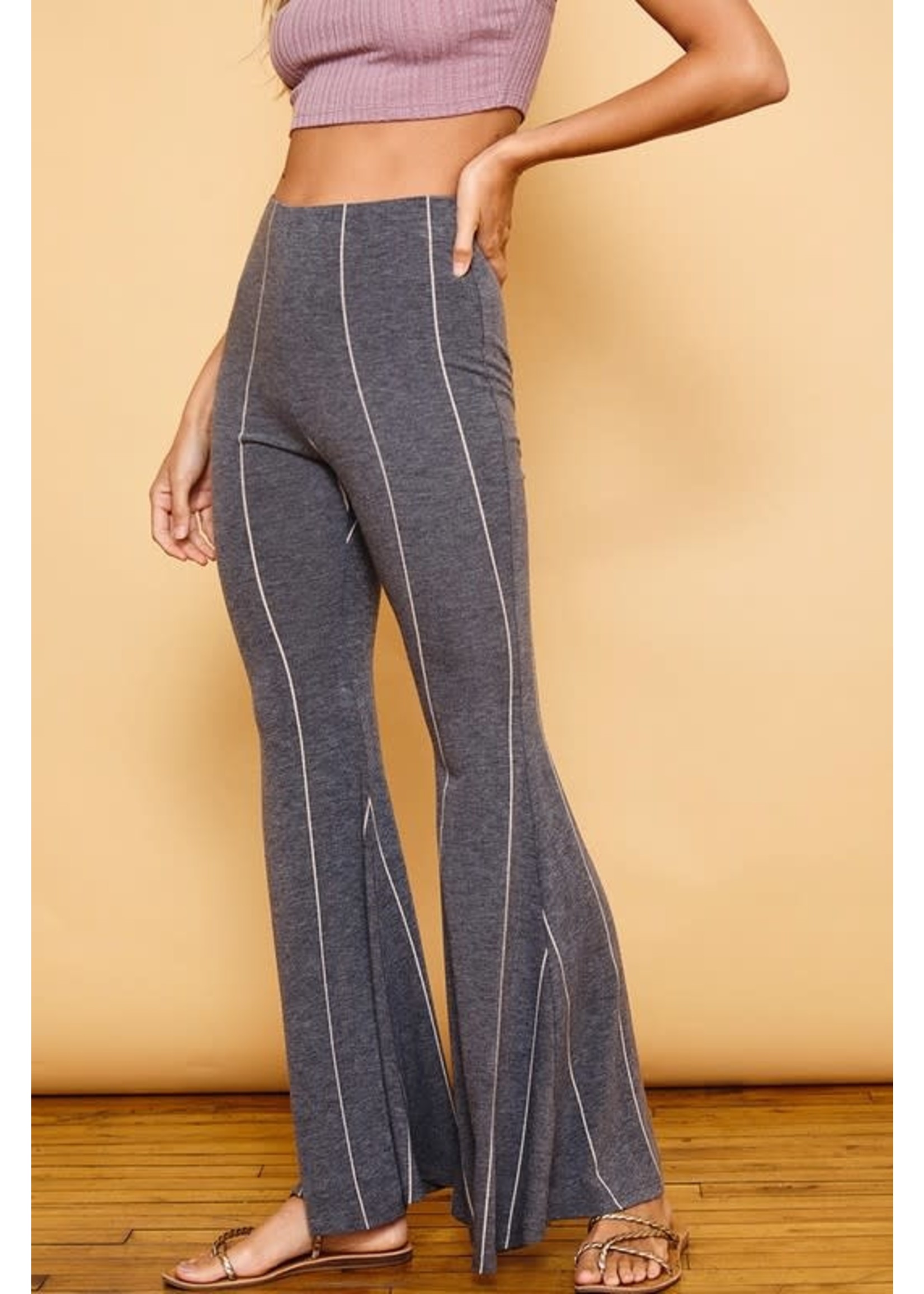 Stripe Flare Pants