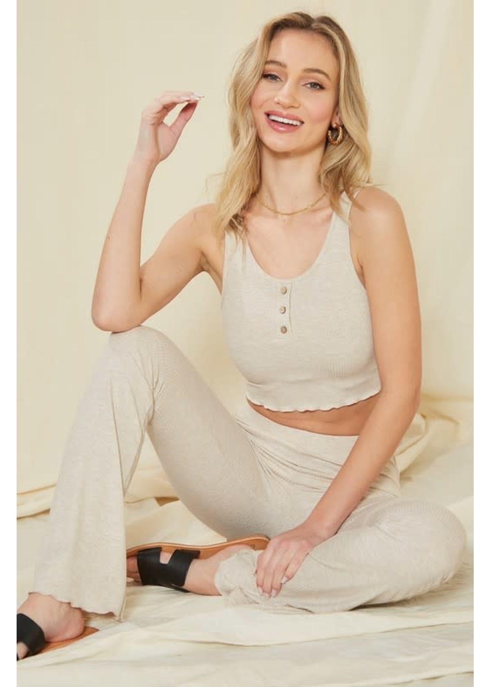 Ribbed Top & Bottom Set