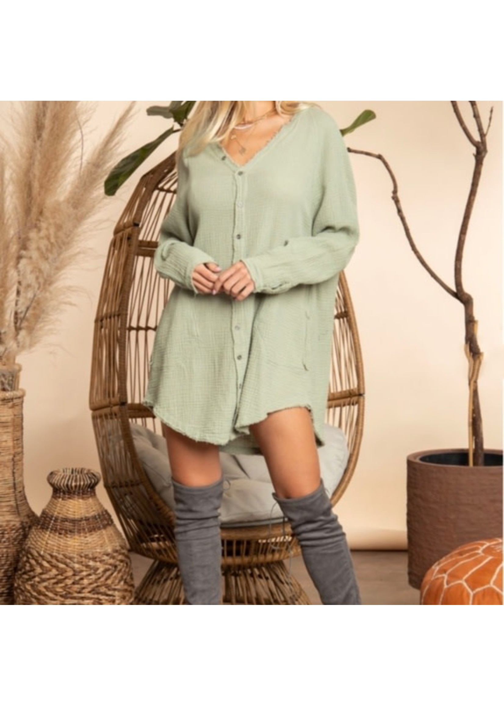 Cotton Gauze Tunic