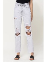 All Mine Distressed Mom Jeans