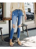 Vervet By Flying Monkey Hey Sun - Distressed High Rise Crop Skinny Jeans