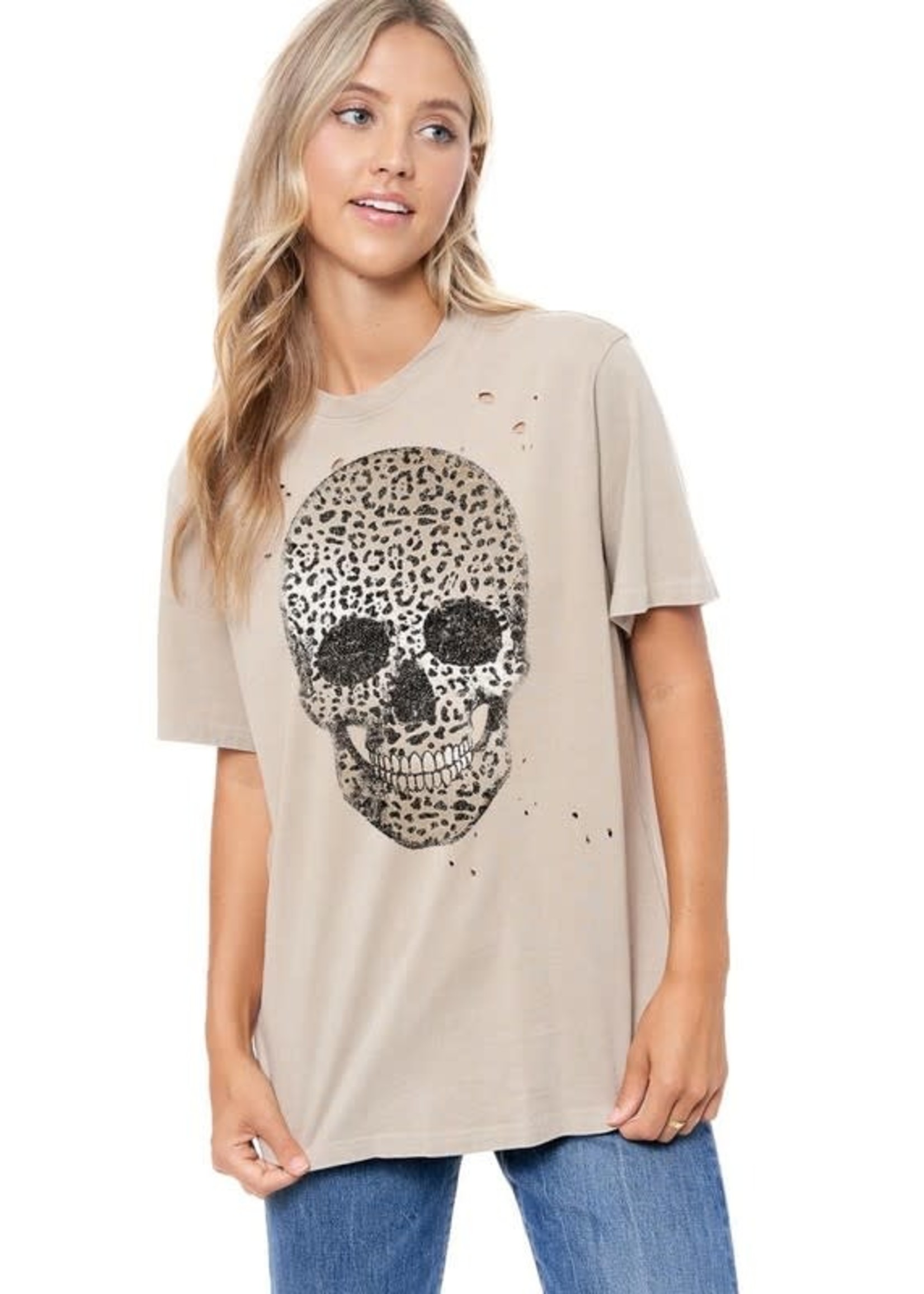 Leopard Skull Tee