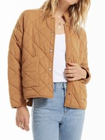 Z Supply Z Supply Maya Quilted Jacket Camel Brown