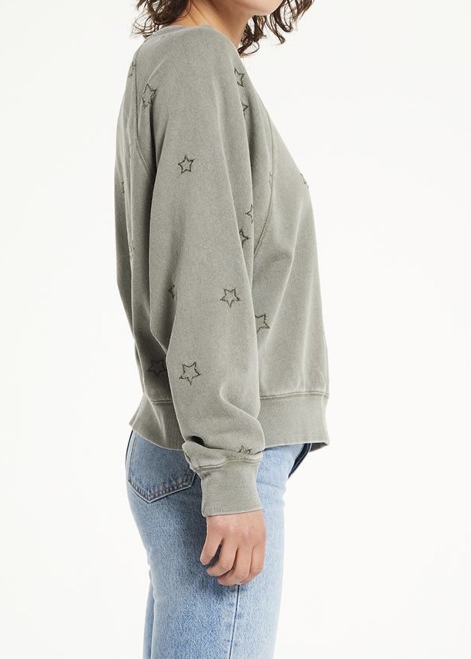 Z Supply Z Supply Bo Embroidered Star Sweatshirt