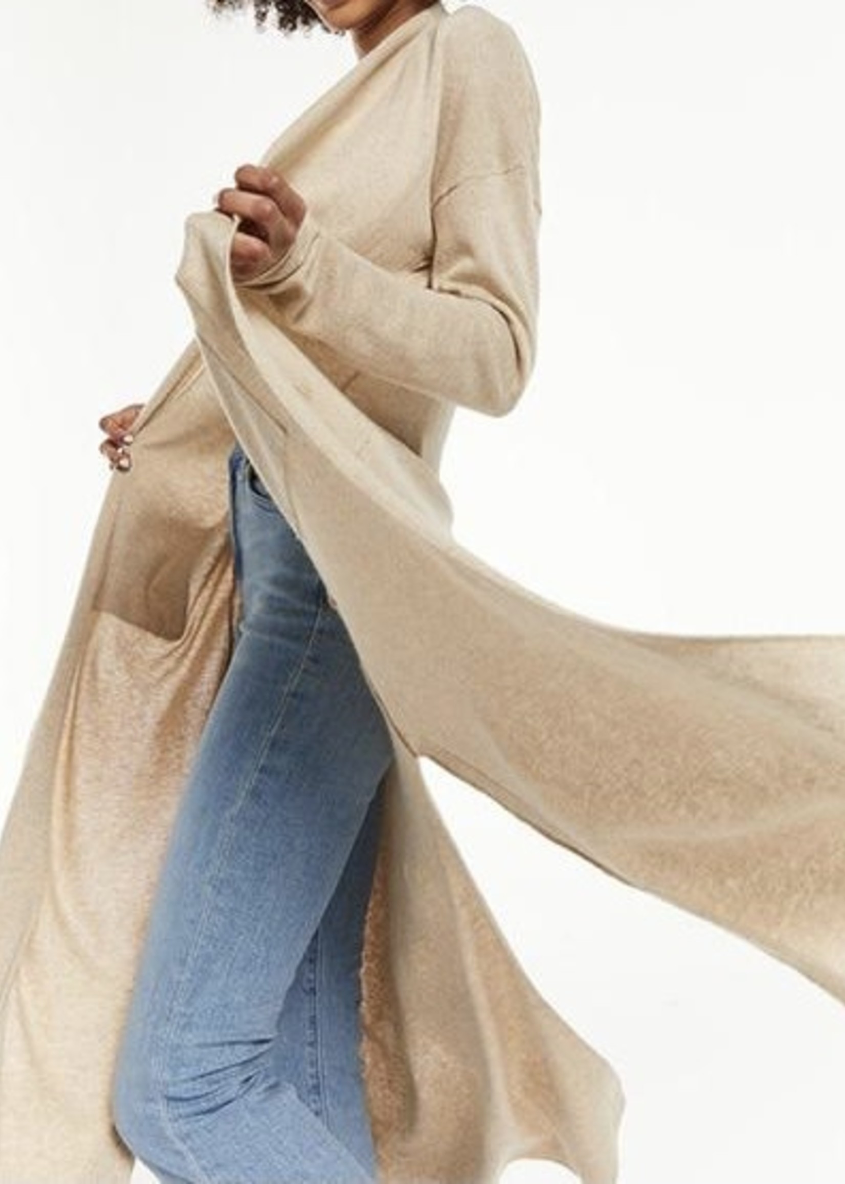 z supply devlyn long cardigan