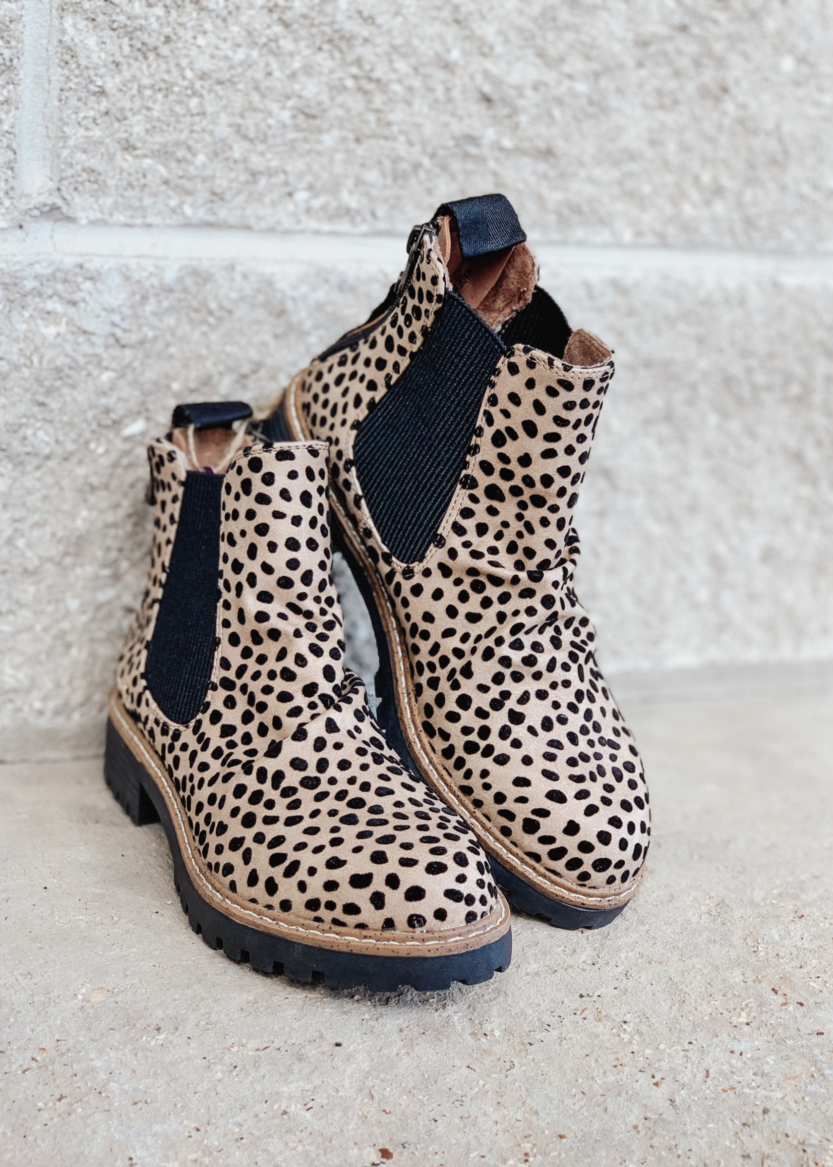Blowfish Redsen Sand Pixie Leopard Boots