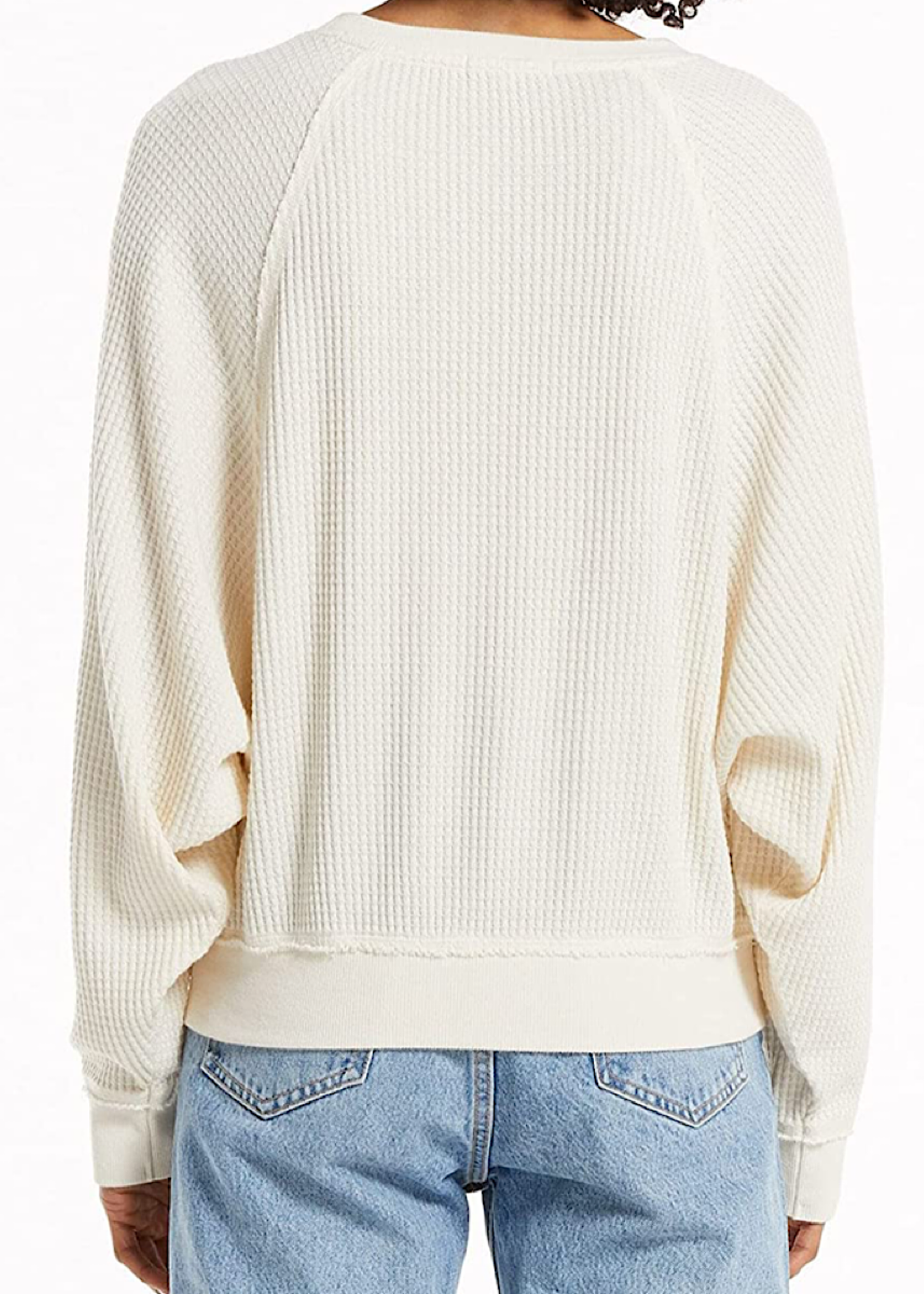 Z Supply Claire Waffle Long Sleeve Top