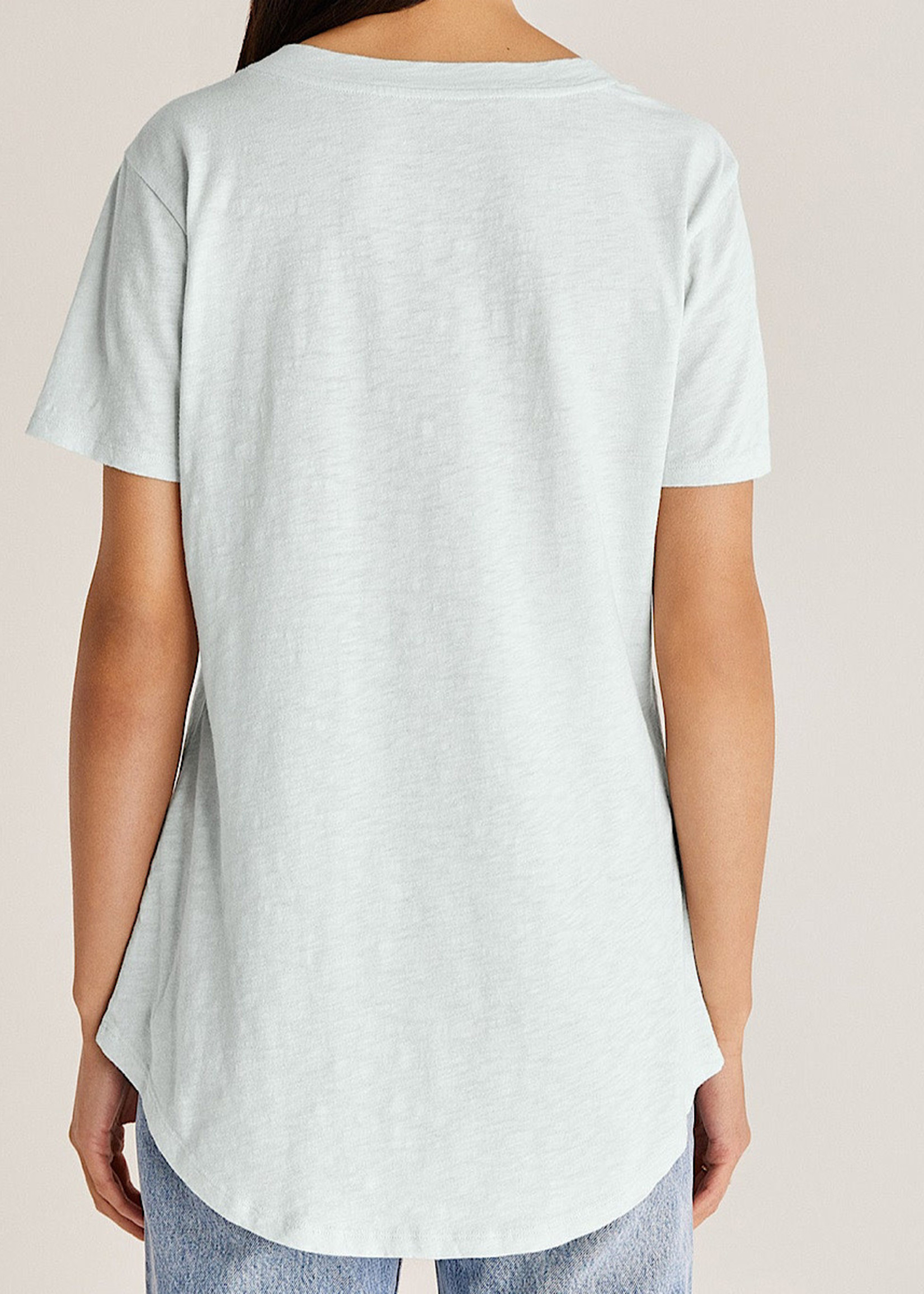 Z Supply Z Supply Cotton Slub Pocket Tee Skylight