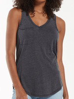 Z Supply Z Supply Pocket Racer Tank Black