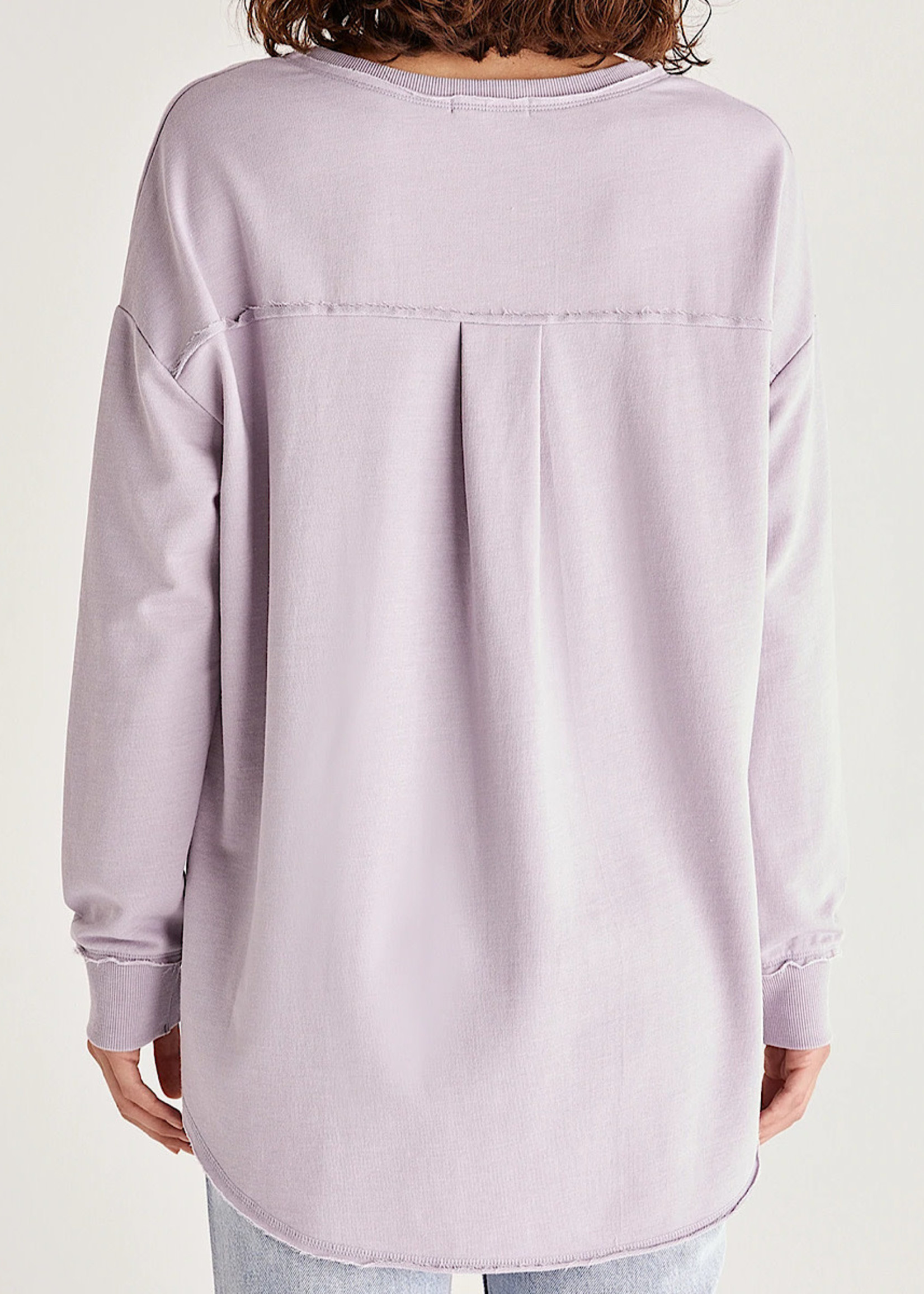 Z Supply Z Supply V-Neck Weekender Lavender Ash