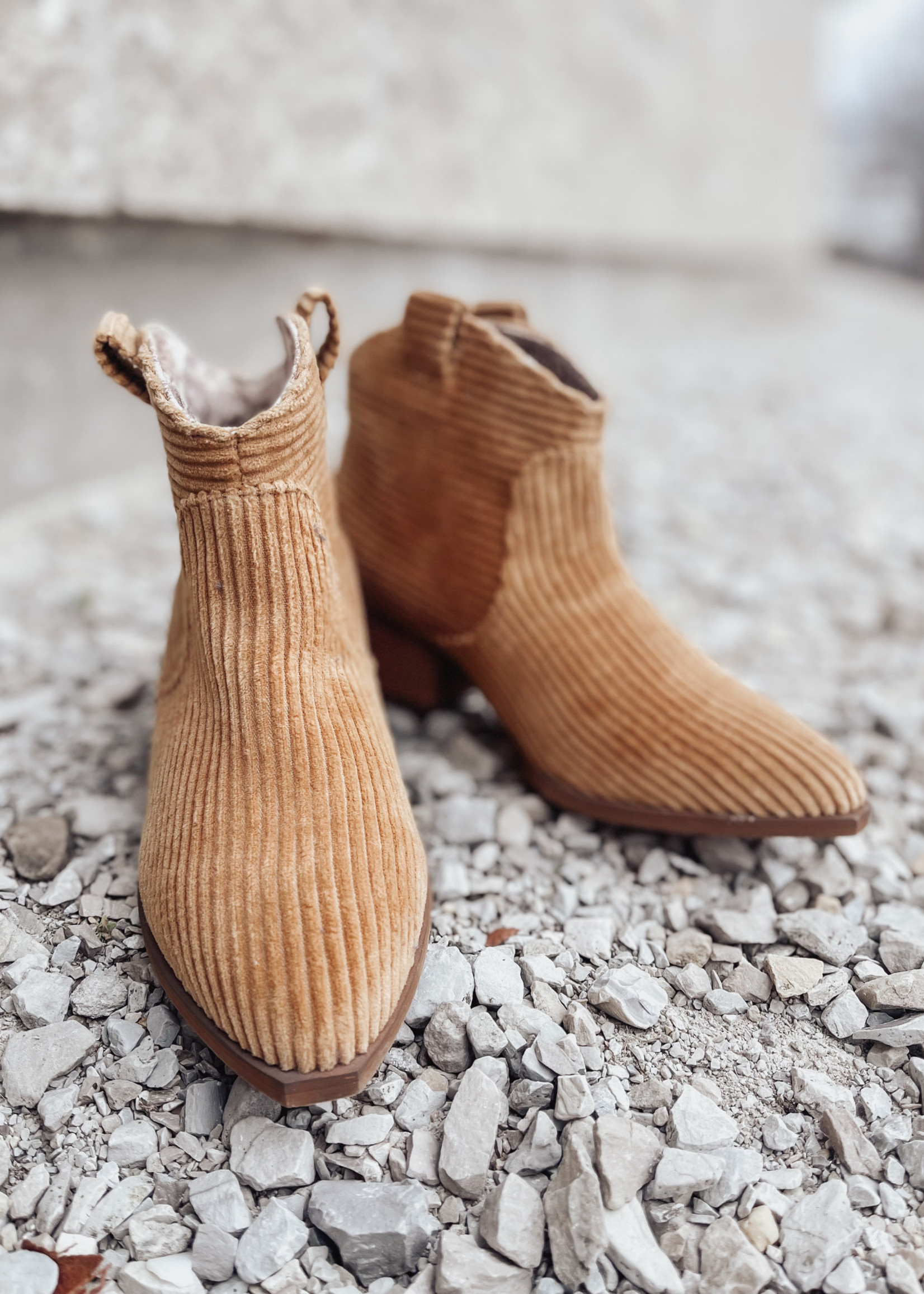 Band of Gypsies Band of Gypsies Delta Camel Corduroy Bootie