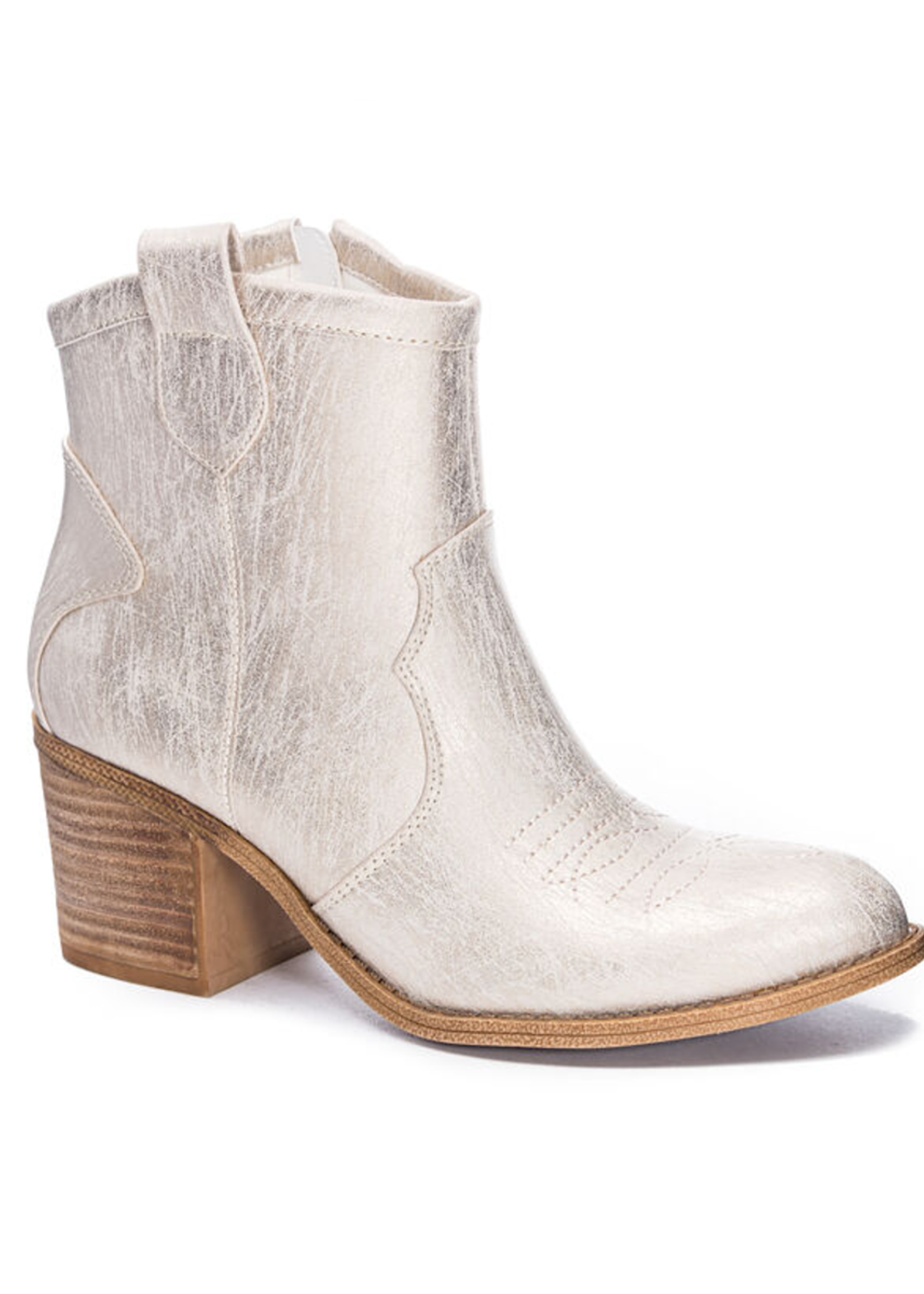 Dirty Laundry Unite Metallic Natural Bootie