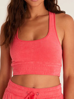 Z Supply Z Supply Sunny Loop Terry Tank Bra Strawberry