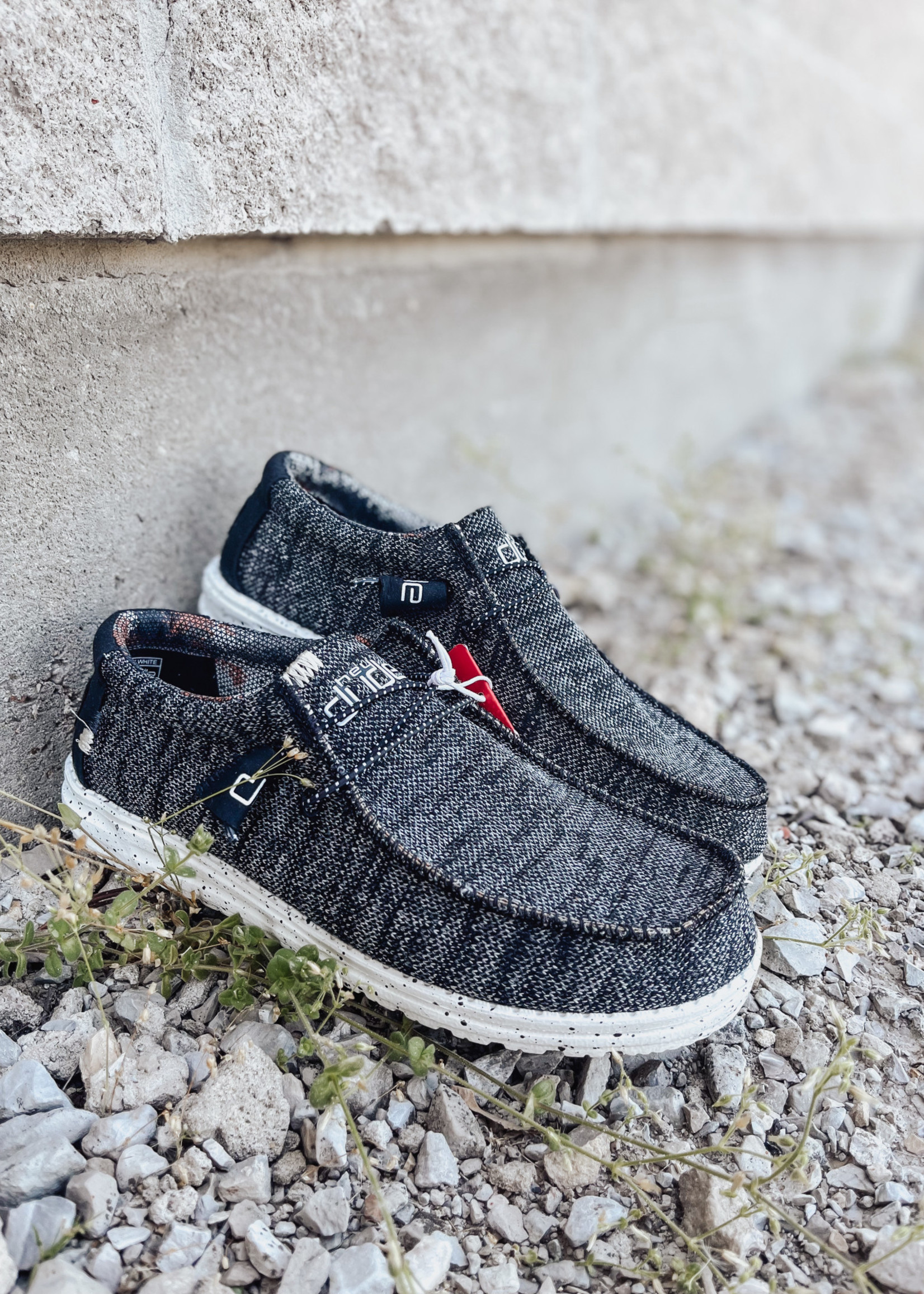 Hey Dude Hey Dude Wally Sox Black White Mens