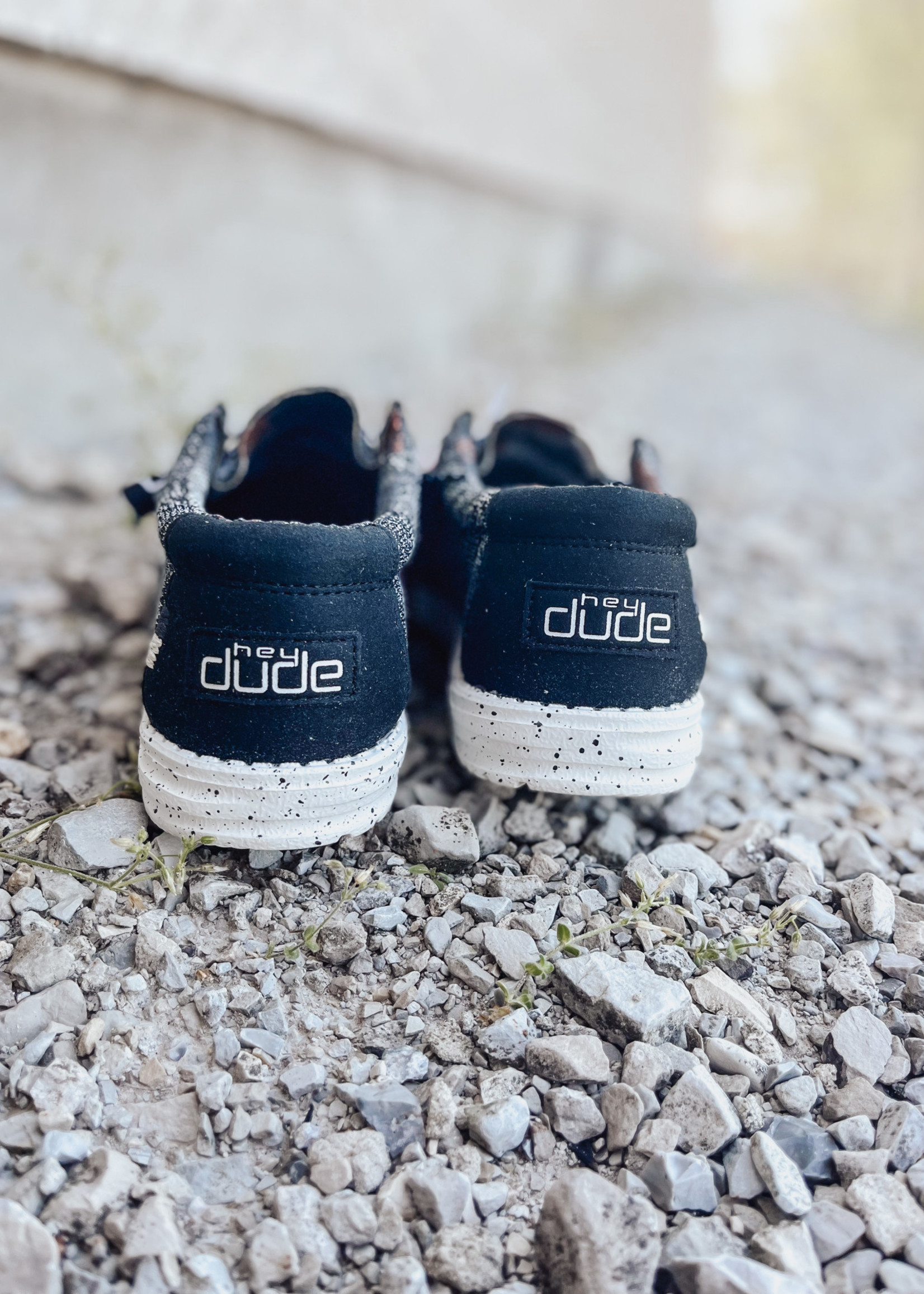 Hey Dude Hey Dude Wally Sox Black White Mens
