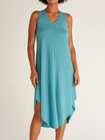 Z Supply Z Supply The Reverie Slub Dress Cabana Teal