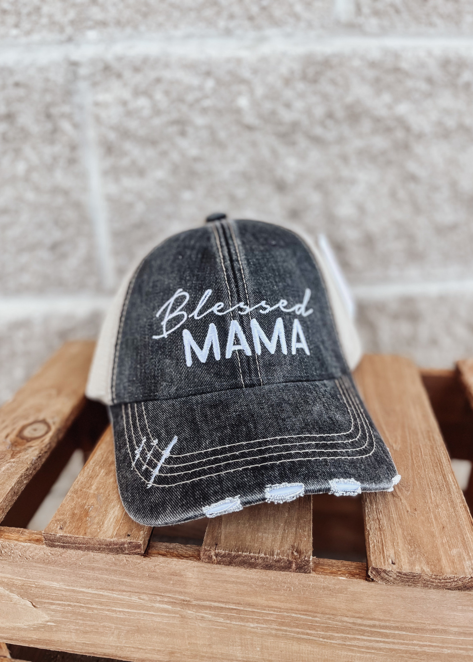 Blessed Mama Trucker Hat