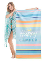 Happy Camper Quick Dry Beach Towel