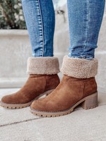 Corkys Corky's Brown Cotton Bootie