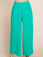 Kelly Green Air Flow Pants With Side Pocket