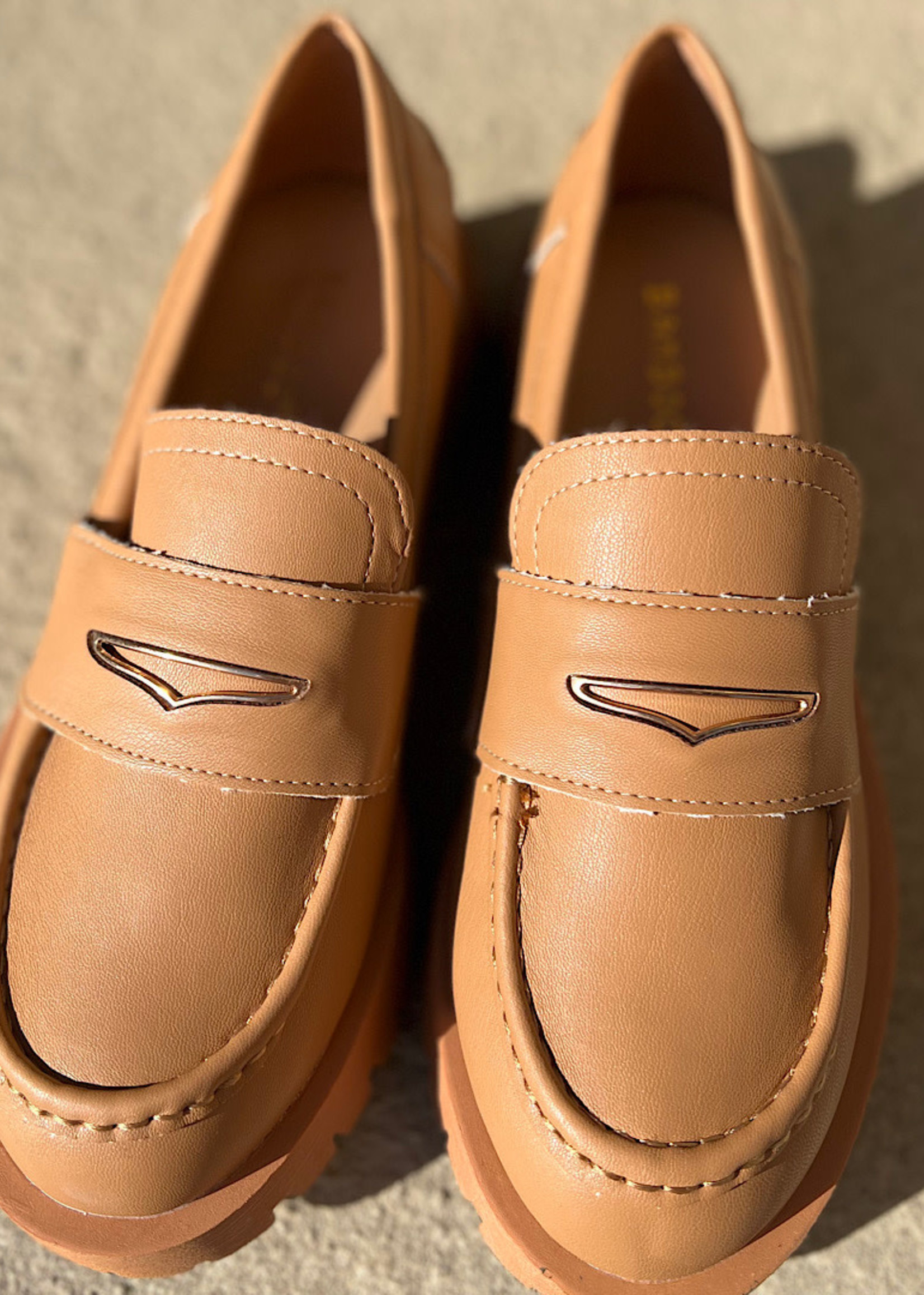 Hutch Cognac Penny Loafers