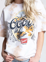 Recycled Karma Natural Tie Dye Coors Banquet Tee