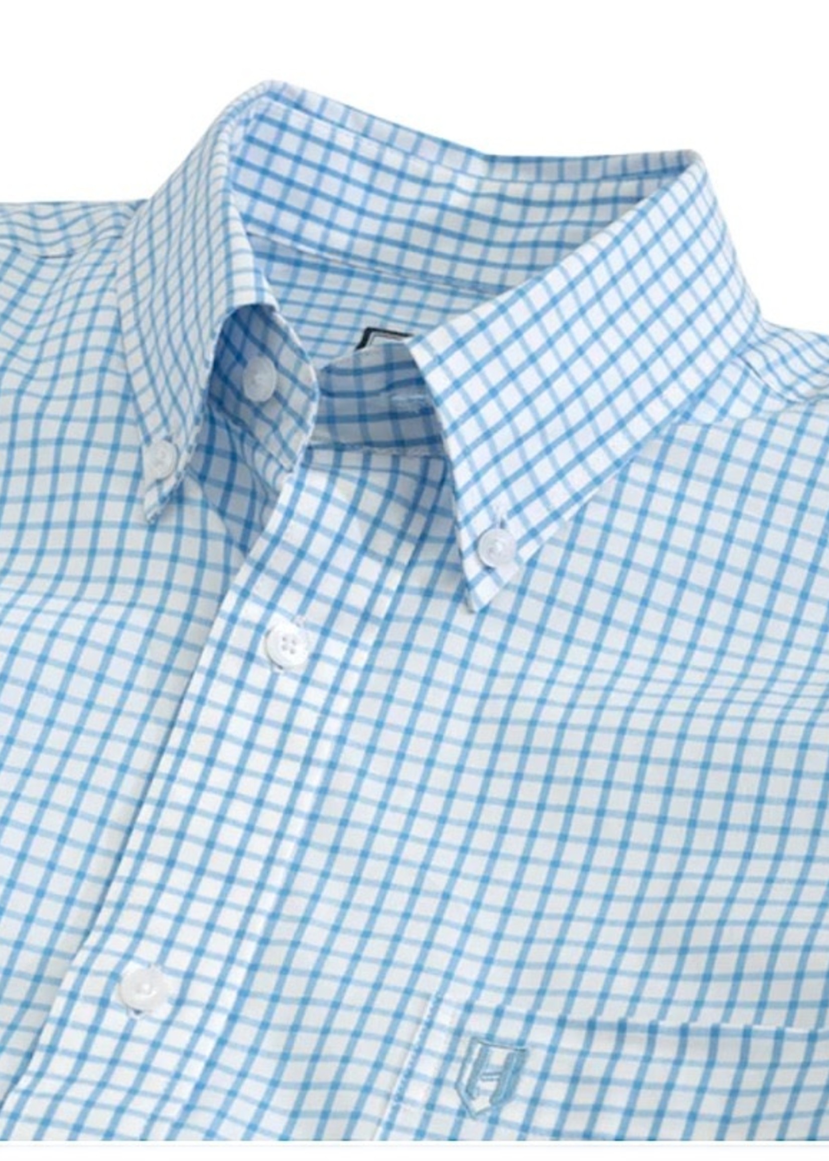 HeyBo Light Blue Pamlico Mini Check