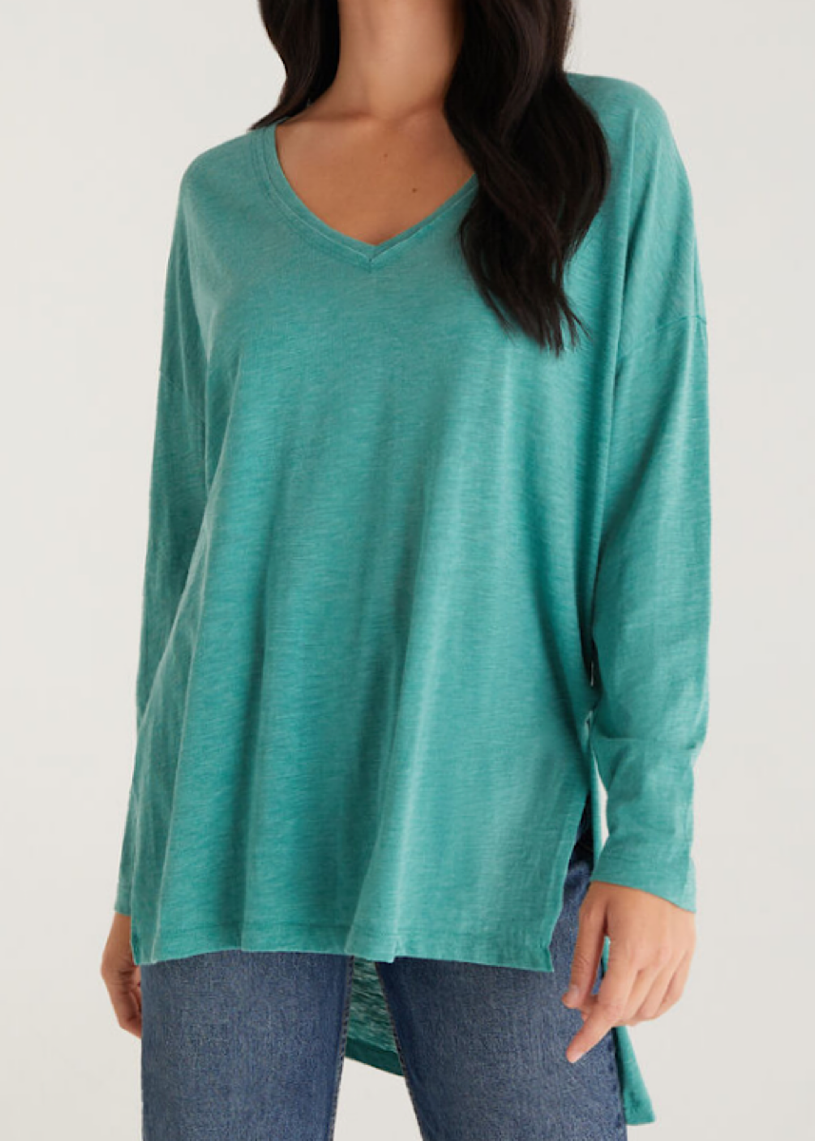 Z Lounge Z supply Super Chill LS Tee Amazon Green