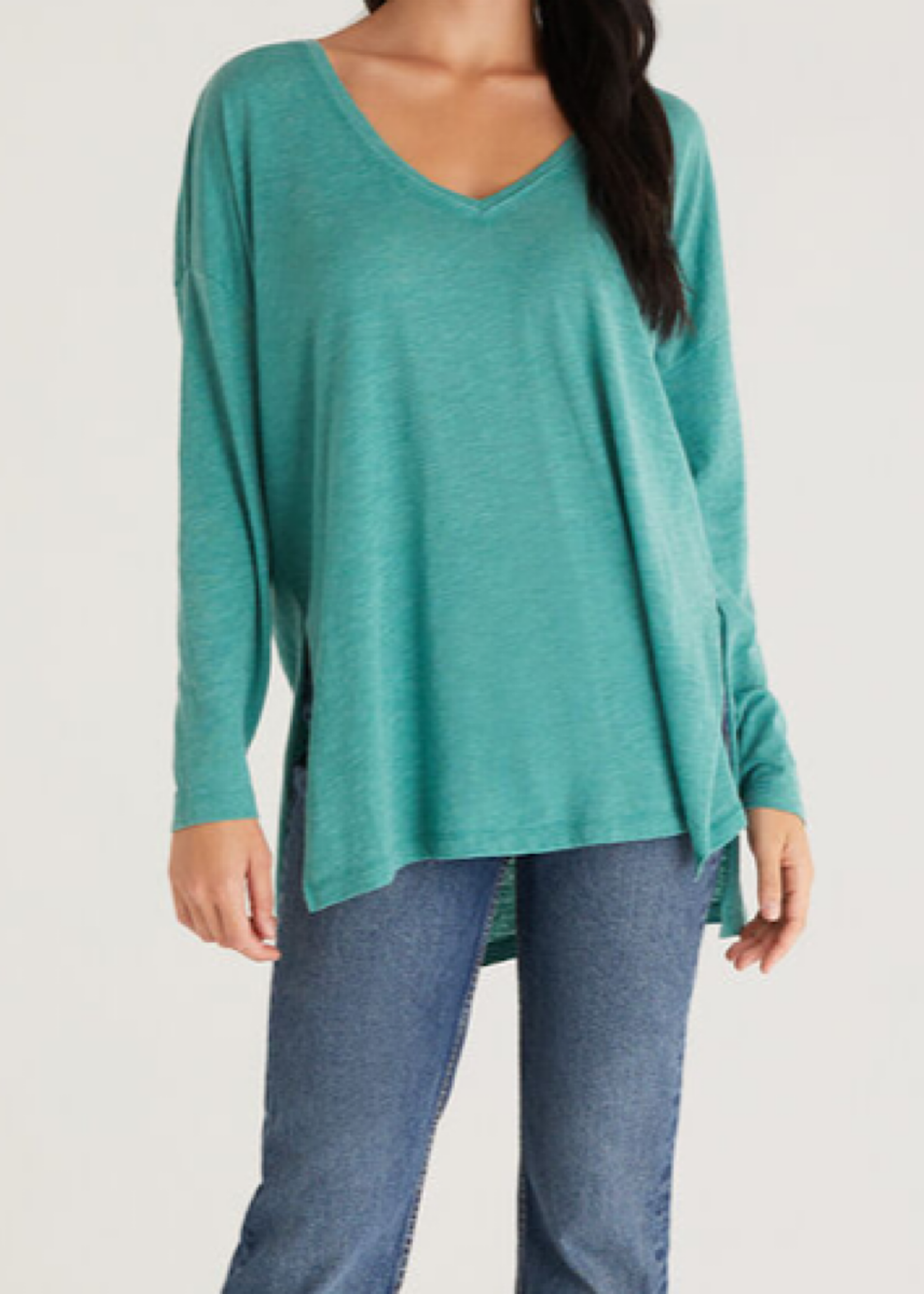 Z Lounge Z supply Super Chill LS Tee Amazon Green