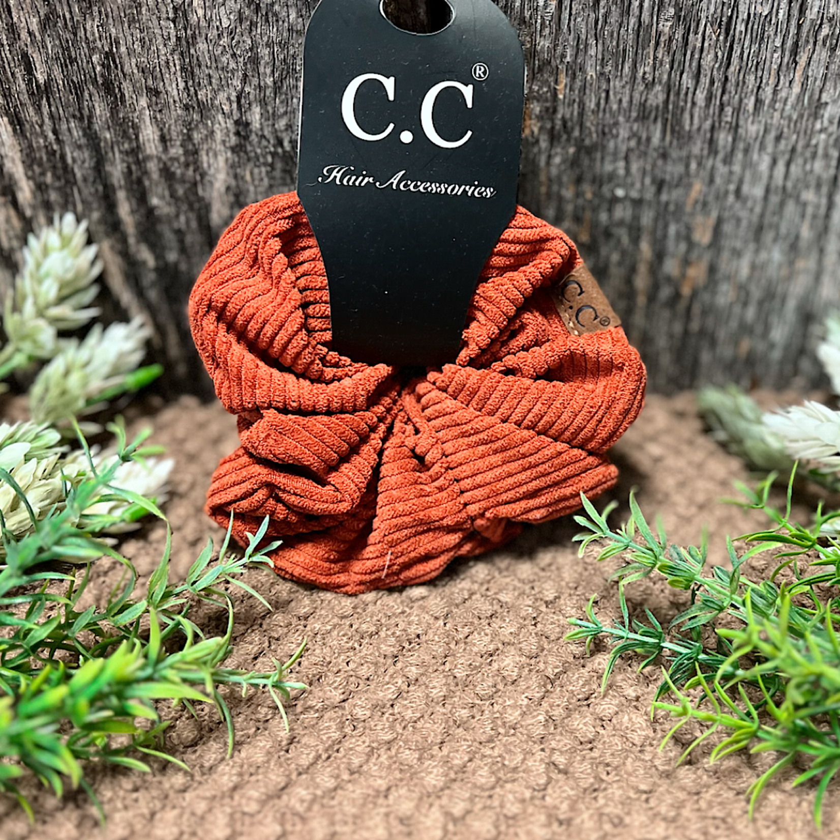 C.C Corduroy Scrunchie