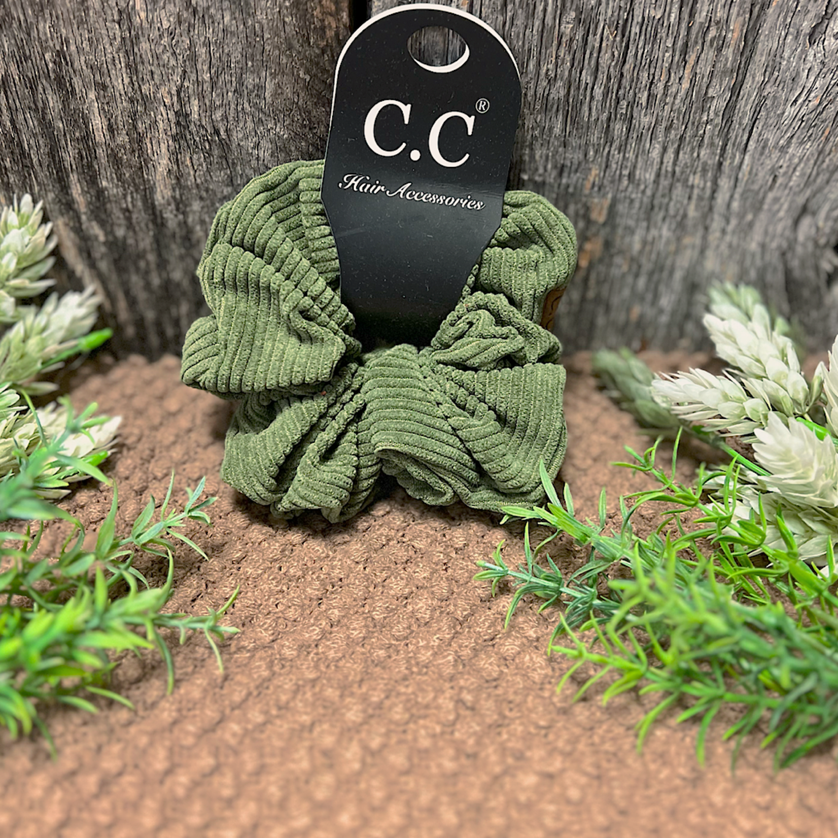 C.C Corduroy Scrunchie