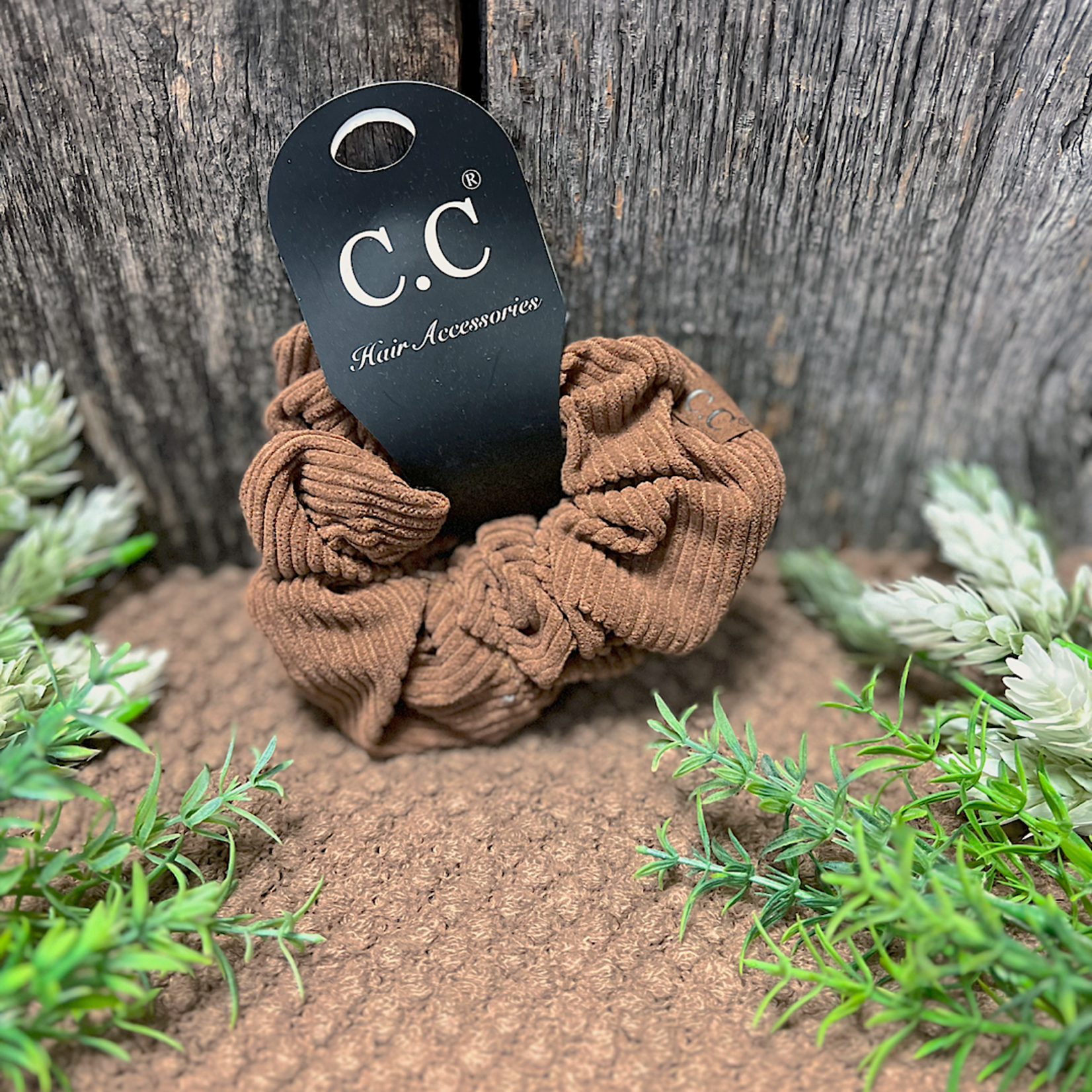 C.C Corduroy Scrunchie